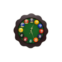 Часы FLOREUS, 39x39 см, зеленый