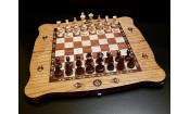 Шахматы - нарды "Вавилон" клен антик