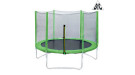 Батут DFC Trampoline Fitness 16ft наружн.сетка, св.зел. (488см)
