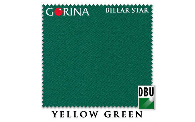 Сукно Gorina Billar Star 197см Yellow Green