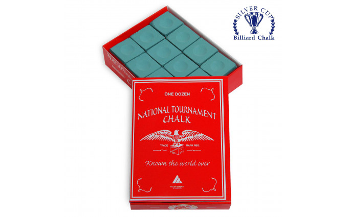 Мел National Tournament Chalk Green 12шт