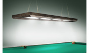 Лампа Evolution 4 секции ПВХ (ширина 600) (Пленка ПВХ Орех светлый,фурнитура бриллиант)