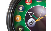 Часы настенные «12 шаров» D30 см (черные), металл