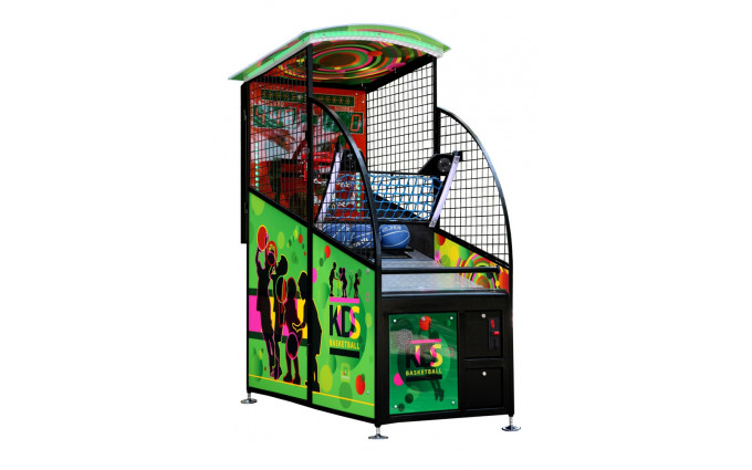 Интерактивный автомат баскетбол "Kids Basketball" 210 x 160 x 80 cm, (жетоноприемник)