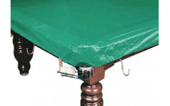 Покрывало для стола 12 ф (влагостойкое, зеленое, резинки на лузах)